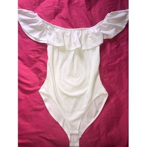 Off the shoulder bodysuit